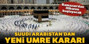 Suudi Arabistan'dan umre için Covid-19 bağışıklık şartı