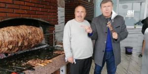 Tanju Çolak, Oltu Cağ kebabının tadına hayran kaldı