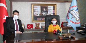 Minik Milli Eğitim Müdüründen, temizlik, maske ve mesafe çağrısı