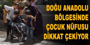 Doğu Anadolu Bölgesinde çocuk nüfusu dikkat çekiyor