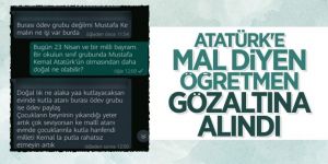 WhatsApp grubunda Atatürk'e hakaret eden öğretmene gözaltı