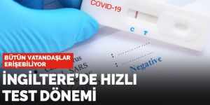 İngiltere vatandaşına test kiti dağıtıyor