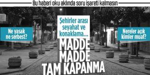 İçişleri Bakanlığı'ndan 'tam kapanma' genelgesi!