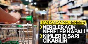 17 günlük tam kapanma başladı