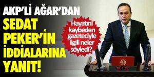 Sedat Peker'in iddialarına Tolga Ağar'dan yanıt