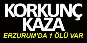 Erzurum’da feci kaza! Kendi aracının altında kalarak öldü