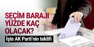 AK Parti'den seçim barajı için yeni öneri