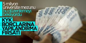 Öğrenim kredisi borçları tekrar yapılandırılıyor