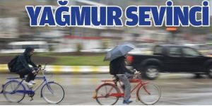 Erzurum, aylar sonra yağmura kavuştu