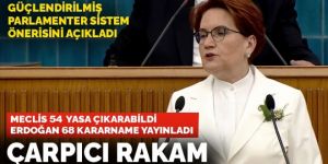 Meclis 54 yasa çıkarabilirken Cumhurbaşkanlığı 68 kararname: Çarpıcı rakam