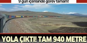 41 vagonlu 2 ihracat treni Erzurum'a ulaştı