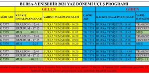 Erzurum’dan Bursa’ya uçuşlar yeniden başladı