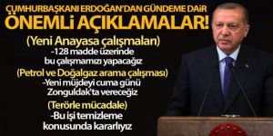 Cumhurbaşkanı Erdoğan'dan gündeme dair önemli açıklamalar!
