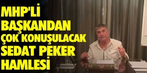 MHP'li başkandan çok konuşulacak Sedat Peker hamlesi