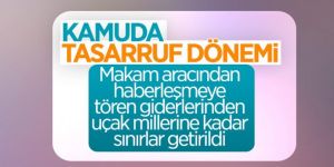 Cumhurbaşkanı Erdoğan'dan 'tasarruf tedbirleri' genelgesi