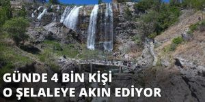 Tortum Şelalesi görsel şölen sunuyor