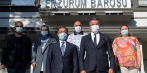 Vali Okay Memiş, Baro Başkanı Göğebakan'ı tebrik etti
