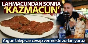 Kaz etinden lahmacuna büyük ilgi