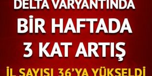 Delta varyantında 3 kat artış! 36 ilde görüldü