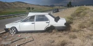 Otomobil takla attı; 2 yaralı