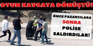 Erzurum'da Taş oyunu, taşlı kavgaya dönüştü! Yabancılar iyice arsızlaştı