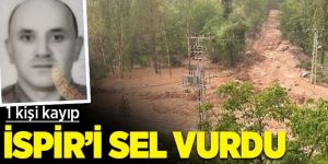 İspir’de sel felaketi: 1 kişi kayıp