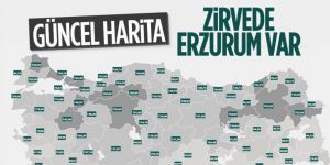 Erzurum haftalık vaka sayısı açıklandı