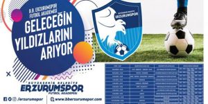 B.B. Erzurumspor altyapı seçmeleri yapıldı