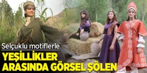 Yeşillikler arasında görsel şölen…
