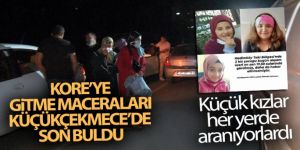 Çocukların Kore'ye gitme macerası Küçükçekmece'de son buldu