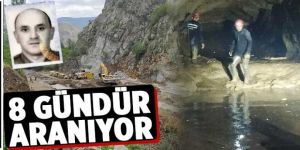 Selde kaybolan işçiyi arama çalışmaları 8. günde devam ediyor