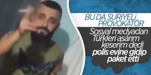 Sosyal medya üzerinden provokasyon yapan Suriyeli gözaltında