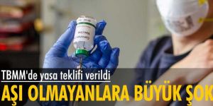 TBMM'de yasa teklifi verildi: Aşı olmayanların toplu alanlara girişi kısıtlansın