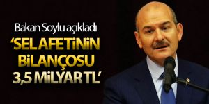 İçişleri Bakanı Soylu sel afetinin bilançosunu açıkladı