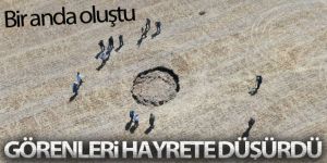 Ankara'da ortaya çıkan ‘Obruk' korkuttu