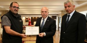Bakan Soylu'dan Büyükşehir'e teşekkür belgesi