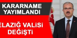 Elazığ'a Dadaş vali