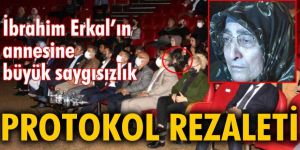 İbrahim Erkal'ın belgeselinin gala gecesinde anne Erkal'a büyük ayıp