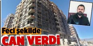 Erzurum'da Şantiye şefi 8'inci kattan düştü