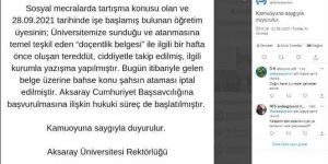 ASÜ sahte doçentlik belgeli öğretim üyesini savcılığa şikayet etti