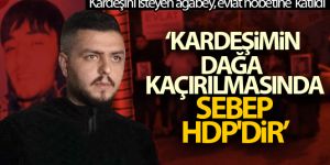 HDP'den kardeşini isteyen ağabey, evlat nöbeti eyleme katıldı