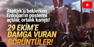 Komandolar 29 Ekim'de Erdoğan posteri açtı, ortalık karıştı!