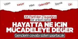 AK Parti Z kuşağına sordu: Hayatta ne için mücadele etmeye değer
