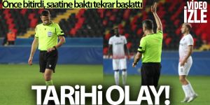 Türk futbolunda tarihi olay!