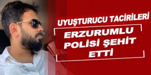 Erzurumlu polis şehit oldu: Baba ocağına bayraklar asıldı