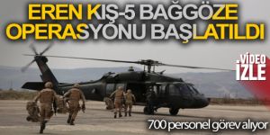 'Eren Kış-5 Bağgöze Şehit Jandarma Üsteğmen Ersan Yenici Operasyonu' başlatıldı