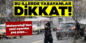 Dört il için kar uyarısı