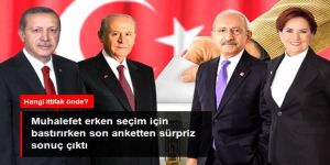 Muhalefetin erken seçim çağrıları sürerken son anketten sürpriz sonuç çıktı
