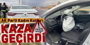 AK Parti Erzurum kadın kolları üyeleri kaza yaptı