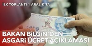 Bakan Vedat Bilgin'den asgari ücret açıklaması!